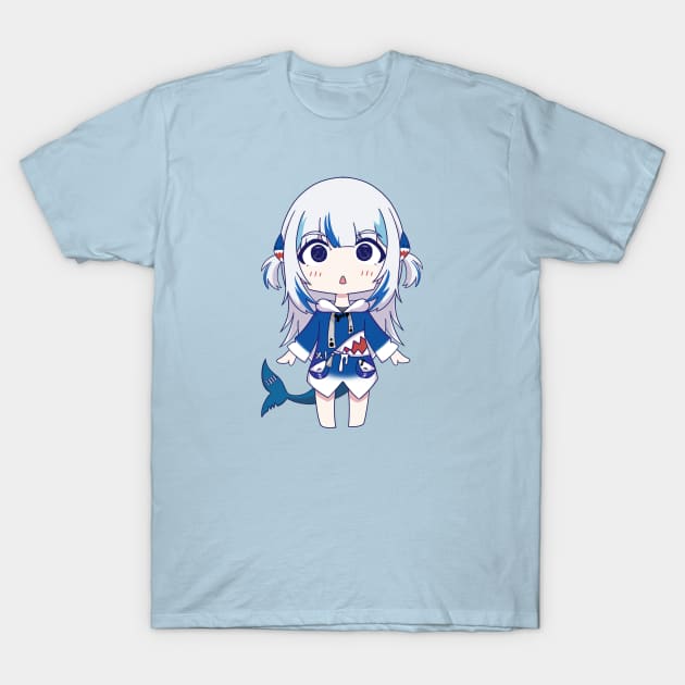 Hololive Gawr Gura T-Shirt by Ghazinagato